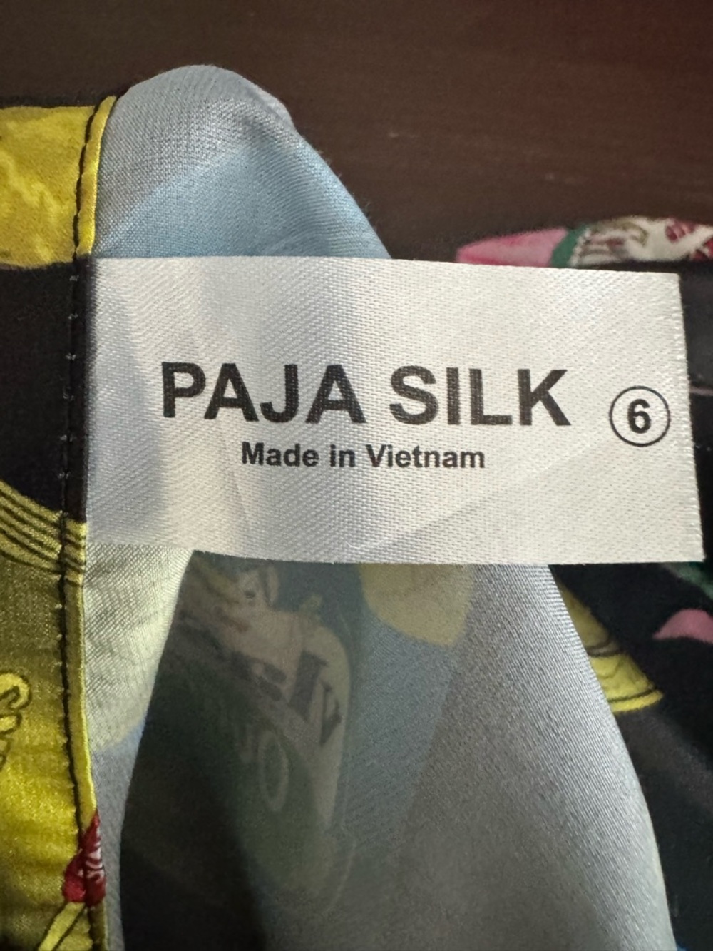 Paja Silk Satin Pajama Set with Colorful Pickle Print - Picture 3 of 3
